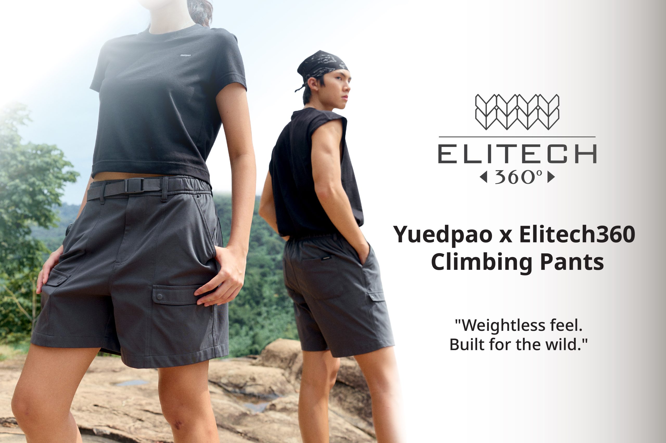 Yuedpao x Elitech360 Smooth Stretch Cargo Lightweight Performance